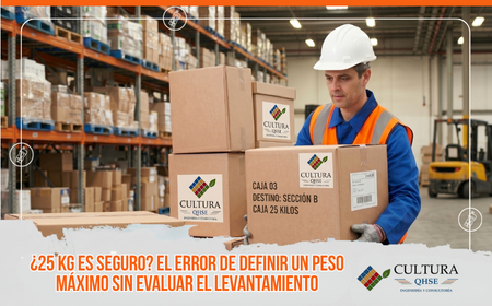 Evaluación ergonómica de levantamiento manual de cargas - Error de definir 25 kg como peso máximo universal